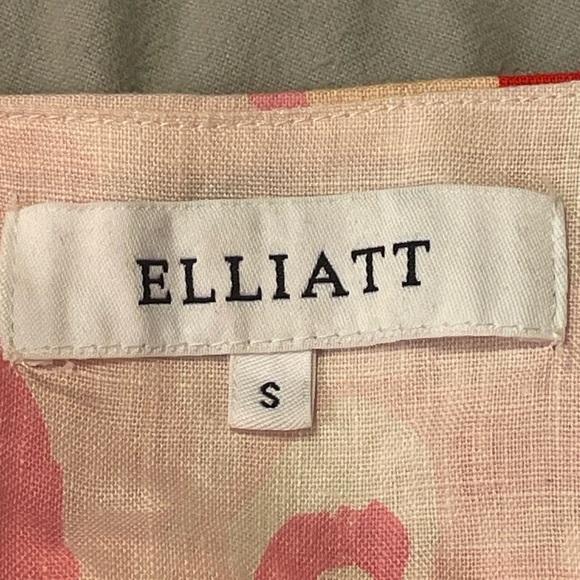 ELLIATT Gisli Floral Print Tiered Linen Maxi Dress - Picture 7 of 12